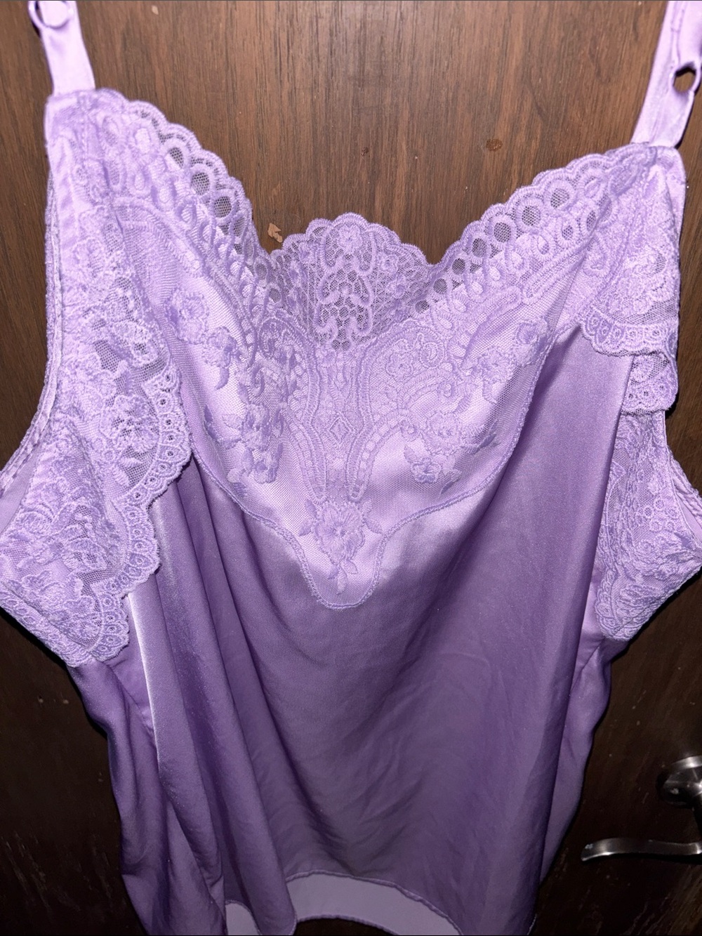 torrid Lavender Satin Lace Cami - Picture 8 of 8